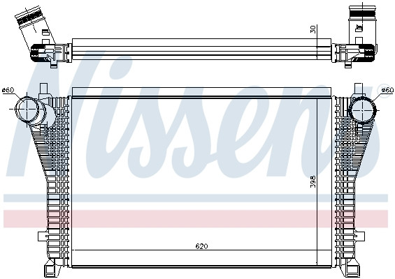 NISSENS Ladeluftkühler