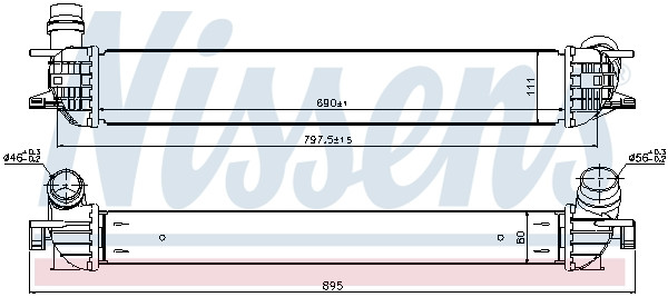 NISSENS Ladeluftkühler