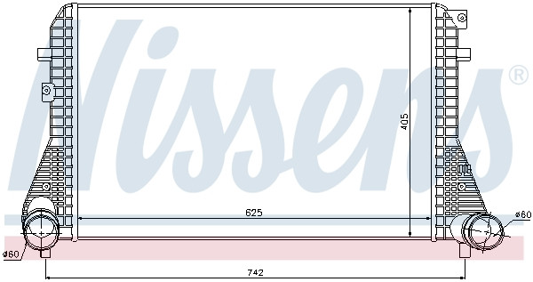 NISSENS Ladeluftkühler NISSENS Ladeluftkühler