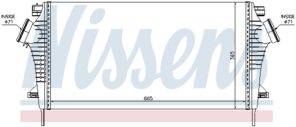 NISSENS Ladeluftkühler