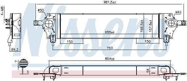 NISSENS Ladeluftkühler