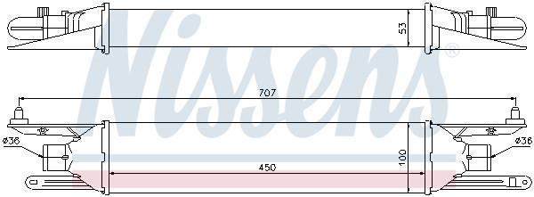 NISSENS Ladeluftkühler