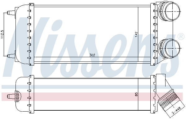NISSENS Ladeluftkühler