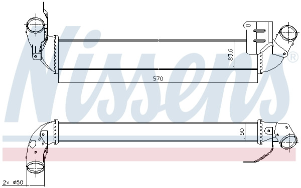 NISSENS Ladeluftkühler