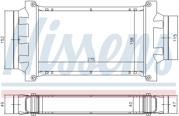 NISSENS Ladeluftkühler