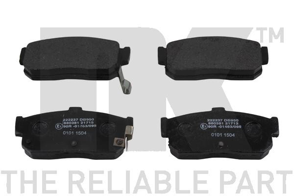 NK Bremsbelagsatz, Scheibenbremse