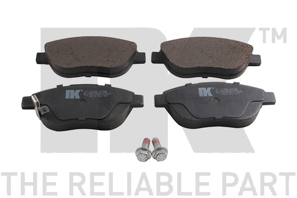 NK Bremsbelagsatz, Scheibenbremse