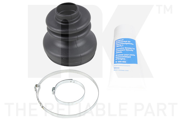 NK Faltenbalgsatz, Antriebswelle