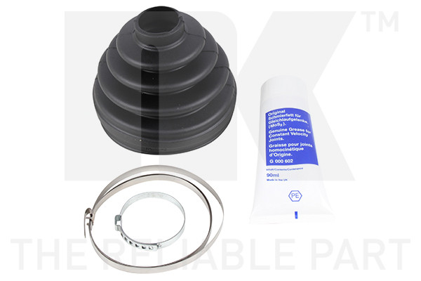 NK Faltenbalgsatz, Antriebswelle