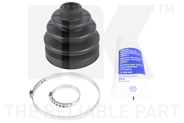 NK Faltenbalgsatz, Antriebswelle