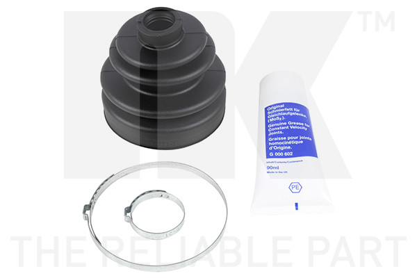 NK Faltenbalgsatz, Antriebswelle