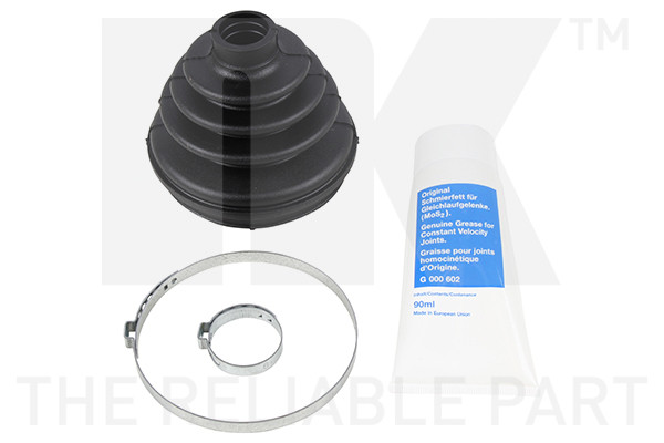 NK Faltenbalgsatz, Antriebswelle