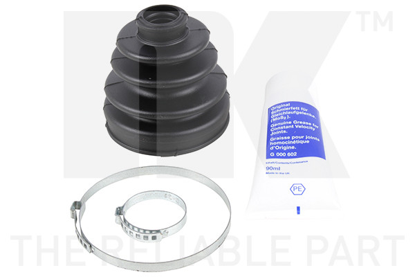 NK Faltenbalgsatz, Antriebswelle