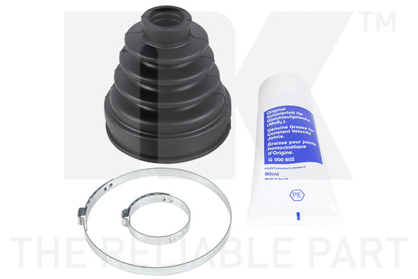 NK Faltenbalgsatz, Antriebswelle