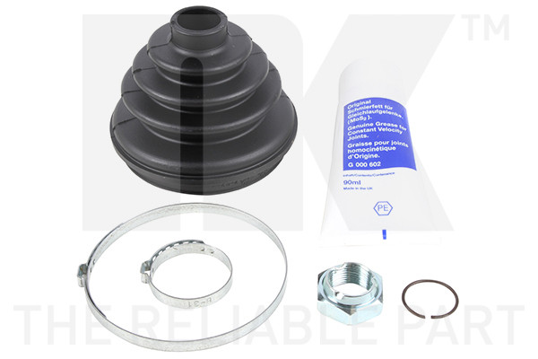 NK Faltenbalgsatz, Antriebswelle