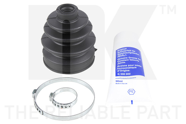 NK Faltenbalgsatz, Antriebswelle