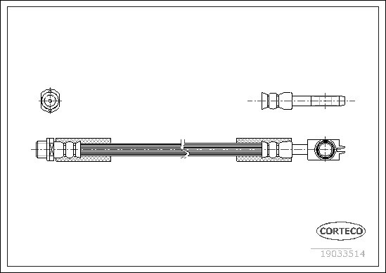 CORTECO Bremsschlauch