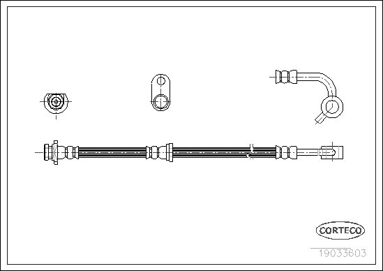 CORTECO Bremsschlauch
