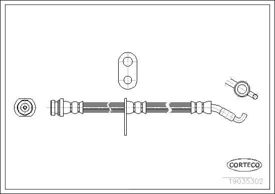 CORTECO Bremsschlauch