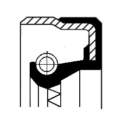 CORTECO Wellendichtring, Differential