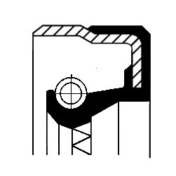 CORTECO Wellendichtring, Differential