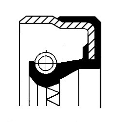 CORTECO Wellendichtring, Radnabe