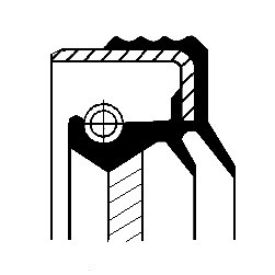 CORTECO Wellendichtring, Differential