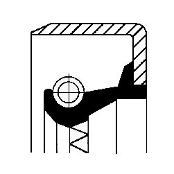 CORTECO Wellendichtring, Radnabe