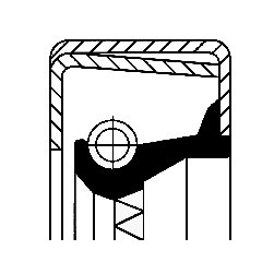 CORTECO Wellendichtring, Radnabe