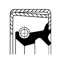 CORTECO Wellendichtring, Radnabe