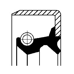 CORTECO Wellendichtring, Radnabe