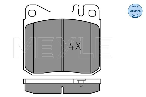 MEYLE Bremsbelagsatz, Scheibenbremse