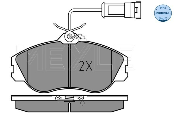MEYLE Bremsbelagsatz, Scheibenbremse