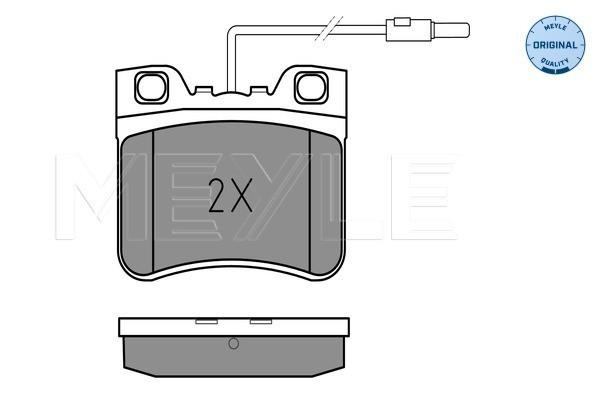 MEYLE Bremsbelagsatz, Scheibenbremse