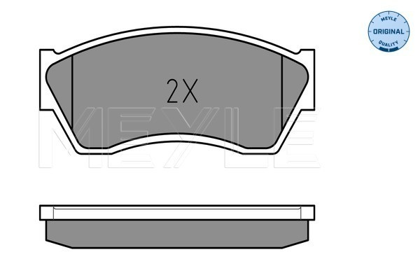 MEYLE Bremsbelagsatz, Scheibenbremse