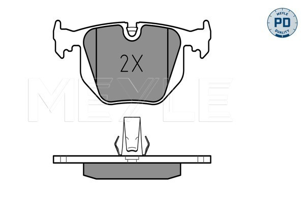 MEYLE Bremsbelagsatz, Scheibenbremse