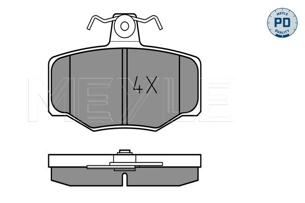 MEYLE Bremsbelagsatz, Scheibenbremse