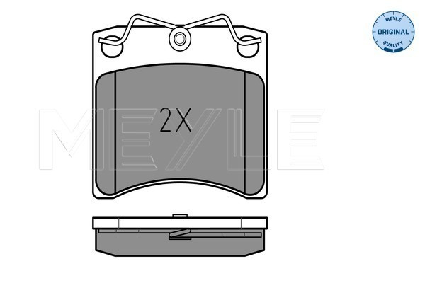 MEYLE Bremsbelagsatz, Scheibenbremse