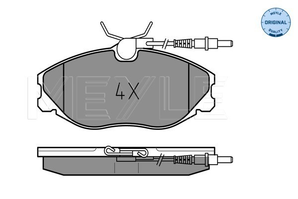 MEYLE Bremsbelagsatz, Scheibenbremse