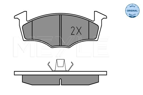 MEYLE Bremsbelagsatz, Scheibenbremse