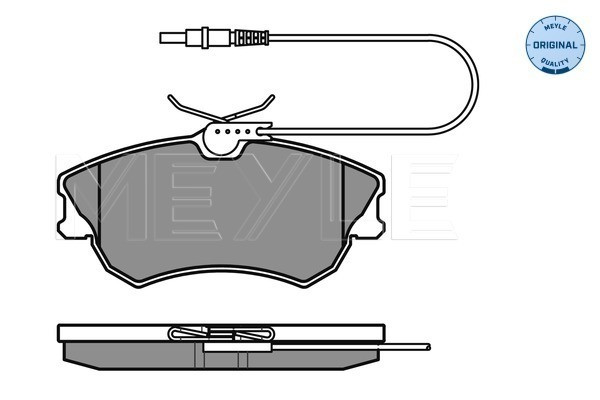 MEYLE Bremsbelagsatz, Scheibenbremse