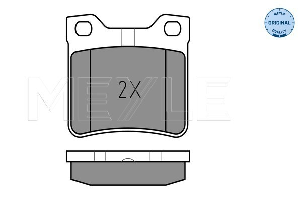 MEYLE Bremsbelagsatz, Scheibenbremse