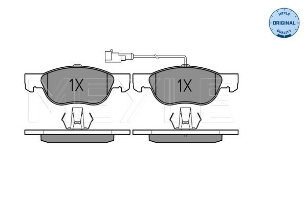 MEYLE Bremsbelagsatz, Scheibenbremse