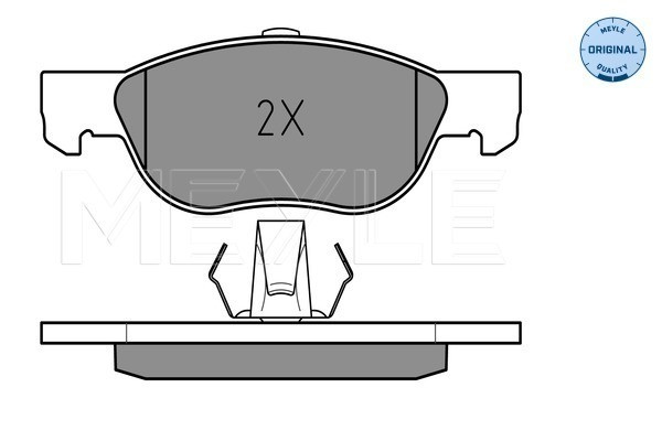 MEYLE Bremsbelagsatz, Scheibenbremse