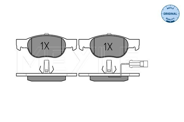 MEYLE Bremsbelagsatz, Scheibenbremse