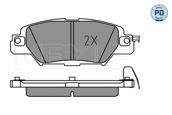 MEYLE Bremsbelagsatz, Scheibenbremse