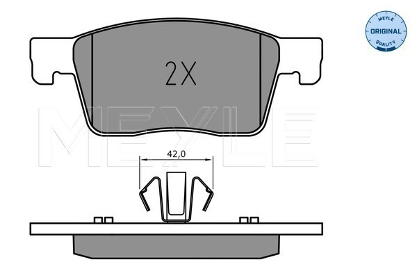MEYLE Bremsbelagsatz, Scheibenbremse