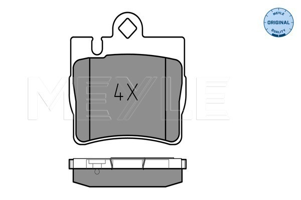 MEYLE Bremsbelagsatz, Scheibenbremse