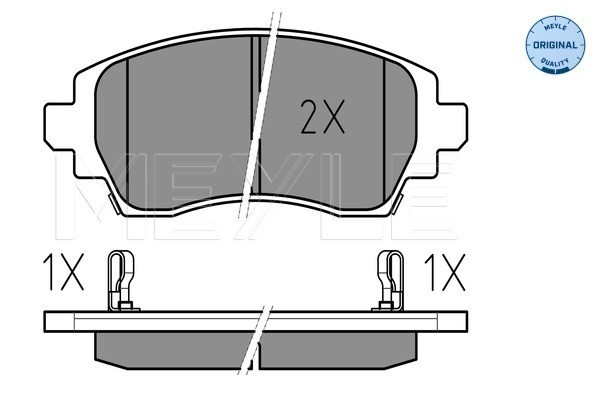 MEYLE Bremsbelagsatz, Scheibenbremse