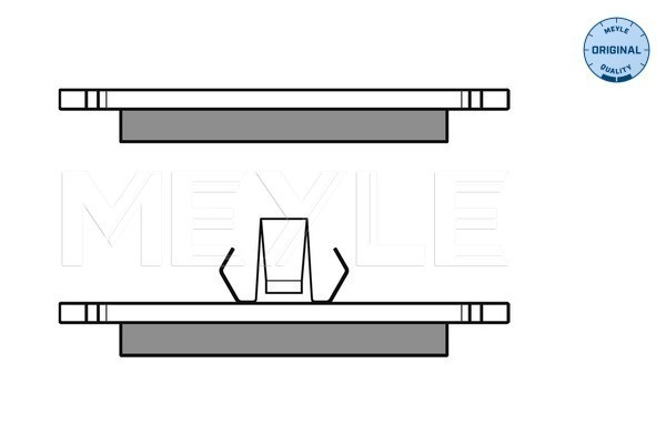 MEYLE Bremsbelagsatz, Scheibenbremse